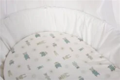 Mionido Stubenwagen Maxi Natur Pyjamabär Grün Mit Garnierung, Matratze Und Matratzenbezug -Roba || Pinolino || Träumeland Verkäufe a8a7549