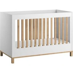VOX Altitude Babybett 60x120 Weiß/eiche