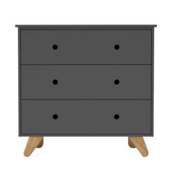 Nature Kid Ancona Kommode Grau Drei Schubladen