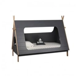 Nature Kid Ponca Tipibett Grau (ohne Bettschublade) Liegefläche 90 X 200 Cm