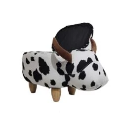Nature Kid Tierhocker Kuh Schwarz Weiß Mit Staufach Weich Gepolsterter Sitzhocker Für Kinder -Roba || Pinolino || Träumeland Verkäufe artkid tierhocker kuh 4