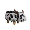Nature Kid Tierhocker Kuh Schwarz Weiß Mit Staufach Weich Gepolsterter Sitzhocker Für Kinder