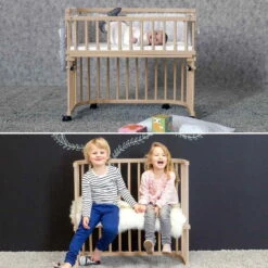 Babybay Boxspring Comfort Plus Beistellbett Natur Lackiert Extra Belüftet -Roba || Pinolino || Träumeland Verkäufe babybay boxspring comfort plus beistellbett natur lackiert 196111 004