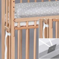 Babybay Boxspring Comfort Plus Beistellbett Natur Lackiert Extra Belüftet -Roba || Pinolino || Träumeland Verkäufe babybay boxspring comfort plus beistellbett natur lackiert 196111 005