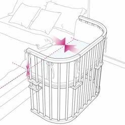 Babybay Boxspring XXL Beistellbett Natur Lackiert -Roba || Pinolino || Träumeland Verkäufe babybay boxspring xxl beistellbett natur lackiert 168101 011