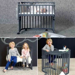 Babybay Maxi Comfort Plus Beistellbett Schiefergrau Lackiert Extra Belüftet -Roba || Pinolino || Träumeland Verkäufe babybay maxi comfort plus beistellbett schiefergrau lackiert 190117 004