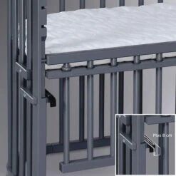 Babybay Maxi Comfort Plus Beistellbett Schiefergrau Lackiert Extra Belüftet -Roba || Pinolino || Träumeland Verkäufe babybay maxi comfort plus beistellbett schiefergrau lackiert 190117 005