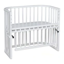 Babybay Maxi Comfort Plus Beistellbett Weiß Lackiert Extra Belüftet