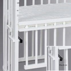 Babybay Maxi Comfort Plus Beistellbett Weiß Lackiert Extra Belüftet -Roba || Pinolino || Träumeland Verkäufe babybay maxi comfort plus beistellbett weiss lackiert 190112 005