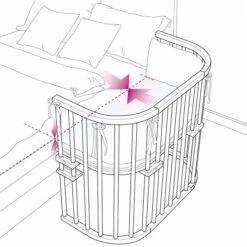 Babybay Maxi Comfort Plus Beistellbett Weiß Lackiert Extra Belüftet -Roba || Pinolino || Träumeland Verkäufe babybay maxi comfort plus beistellbett weiss lackiert 190112 011 1