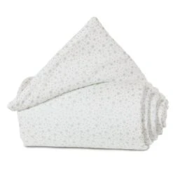 Babybay Nestchen Organic Cotton Für Original Weiß, Mit Glitzersternen Mint