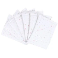 Babybay Nestchen Ultrafresh Piqué Für Maxi, Boxspring, Comfort Weiß, Mit Sternemix Sand/beere