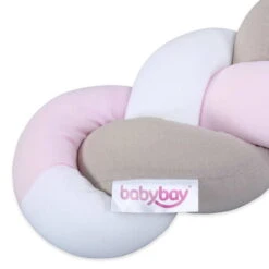 Babybay Nestchenschlange Geflochten Weiß/beige/rosé -Roba || Pinolino || Träumeland Verkäufe babybay nestchenschlange geflochten weiss beige ros 500970 003