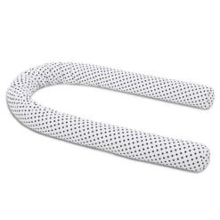 Babybay Nestchenschlange Organic Cotton Weiß, Mit Sternen Blau