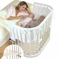 Babybay Maxi Beistellbett Weiß Lackiert Stillbett - Zum Aktionspreis