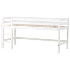 Hoppekids Halbhohes Bett ECO Dream 90x200 Cm Mit Gerader Leiter | Teilbar -Roba || Pinolino || Träumeland Verkäufe basic a4 1 1