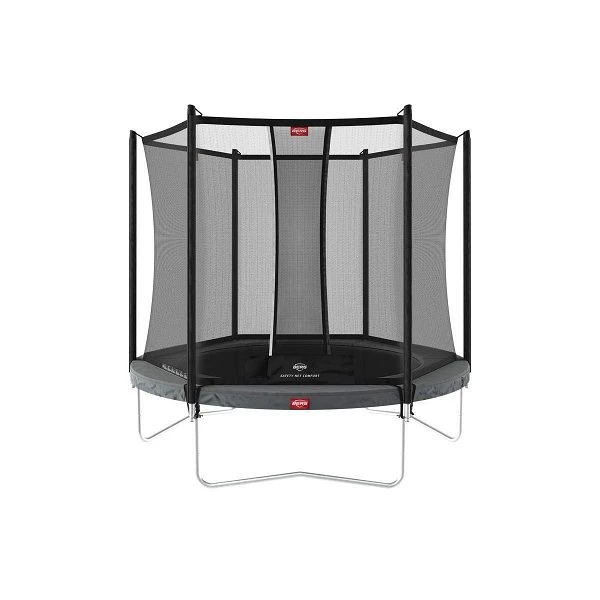 Berg Favorit Regular 200 Trampolin Grau Mit Sicherheitsnetz Comfort 1 Berg Favorit Regular 200 Trampolin Grau Mit Sicherheitsnetz Comfort