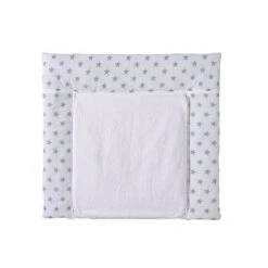 Schardt Wickelauflage Big Stars Mint 80x75 Cm Inkl. Abnehmbarem Frotteebezug