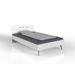 Wimex Billund Jugendbett 120x200 Cm Weiß / Eiche Sägerau