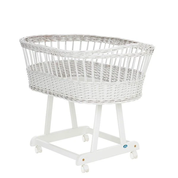 Alvi Birthe Stubenwagen Weiss Aktionspreis Vollmassiv Und Lackiert 1 Alvi Birthe Stubenwagen Weiss Aktionspreis Vollmassiv Und Lackiert