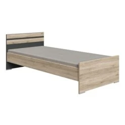 Wimex Cariba Jugendbett 120x200 Cm San Remo-Eiche-Nachbildung / Graphit