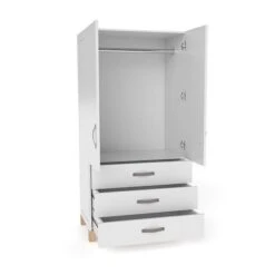 Nature Kid Cory Kinderzimmer Weiß/natur 5-teilig Mit Hausbett 90 X 160 Cm Mit Dach -Roba || Pinolino || Träumeland Verkäufe catania kleiderschrank a 2 gr 3