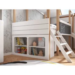 Nature Kid Cory Kinderzimmer Weiß/natur 7-teilig Mit Hausbett 90 X 200 Cm Mit Dach -Roba || Pinolino || Träumeland Verkäufe catania regal unterstellregal 2