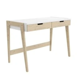 Nature Kid Cory Kinderzimmer Weiß/natur 8-teilig Mit Hausbett 90 X 200 Cm, Dach & Schreibtisch -Roba || Pinolino || Träumeland Verkäufe catania schreibtisch 4 1