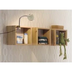 Mäusbacher Cordula Hängeregal 3er-Set Asteiche Dekor