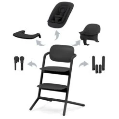 CYBEX LEMO 4in1 Hochstuhl Set Stunning Black