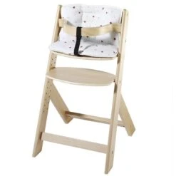 Schardt Domino Hochstuhl Buche Natur Massiv Funktionaler Treppenhochstuhl -Roba || Pinolino || Träumeland Verkäufe domino natur sitzkissen 1