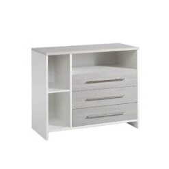 Schardt Eco Silber Kinderzimmer Inkl. Umbauseiten Mit Dreitürigem Schrank -Roba || Pinolino || Träumeland Verkäufe eco silber wickelkommode 2