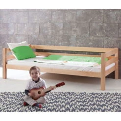 Relita ELIYAS Spielbett Buche Massiv Natur Mit Rutschenturm - Zum Einzelbett Umbaubar -Roba || Pinolino || Träumeland Verkäufe eliyas natur einzel gr 1