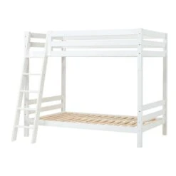 Hoppekids Hoch Etagenbett ECO Luxury 120x200 Cm Mit Schräger Leiter -Roba || Pinolino || Träumeland Verkäufe etb 120 schraeg