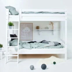 Hoppekids Hoch Etagenbett ECO Luxury 120x200 Cm Mit Schräger Leiter -Roba || Pinolino || Träumeland Verkäufe etb 120 schraeg foto