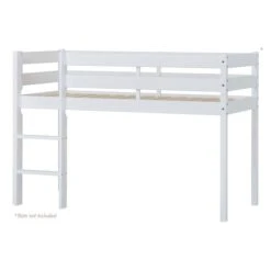 Hoppekids ECO Comfort Halbhohes Bett Weiß 70 X 160 Cm - Ohne Lattenrost 5 Hoppekids ECO Comfort Halbhohes Bett Weiß 70 X 160 Cm - Ohne Lattenrost -Roba || Pinolino || Träumeland Verkäufe halbhochbett weiss 70x160 2