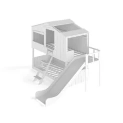 Artkid Ronja Haus-Etagenbett Weiß Mit Rutsche Aus Kiefer Liegefläche 90 X 200 Cm -Roba || Pinolino || Träumeland Verkäufe hausbett ronja mit rutsche whiteroom16 9 03 1