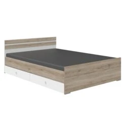 Wimex Joker Jugendbett 140x200 Cm San Remo-Eiche-Nachbildung / Weiß