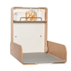 Timkid KAWAmidi Wandwickeltisch Weiß/Buche Inklusive Wickelmatte | Modern & Slim -Roba || Pinolino || Träumeland Verkäufe kawamidi offen buche weiss 2