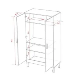 VOX Lounge Kinderzimmer Weiß/eiche -Roba || Pinolino || Träumeland Verkäufe kleiderschrank strichzeichnung 2