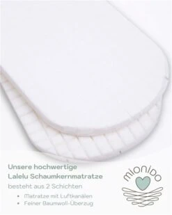 Mionido Stubenwagen Maxi Weiß Pyjamabär Flieder Mit Garnierung, Matratze Und Matratzenbezug -Roba || Pinolino || Träumeland Verkäufe lalelu 2 schichten