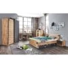 Wimex Liverpool Jugendzimmer 3-teilig Schiebeschr. Breit Bett 120cm Plankeneiche/Graphit