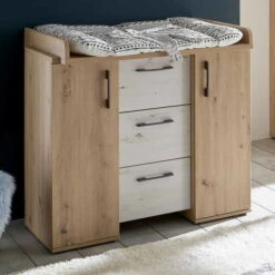 Mäusbacher Micha Kinderzimmer 3T Dreiteilig Asteiche/artisan Weiß -Roba || Pinolino || Träumeland Verkäufe micha kommode schmal natur