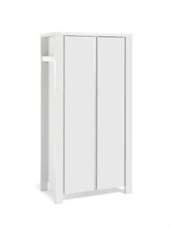 Schardt Milano Weiss Kleiderschrank 2 Türen Dekor Weiß/MDF Weiß
