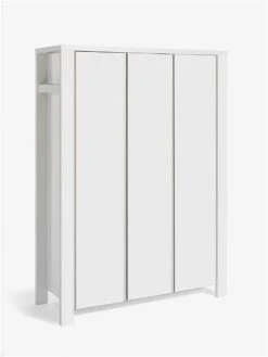 Schardt Milano Weiss Kleiderschrank 3 Türen Dekor Weiß/MDF Weiß