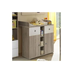 Ticaa Milu II Babyzimmer 4-teilig Sonoma-weiß -Roba || Pinolino || Träumeland Verkäufe milu ii wickelkommode gr 1