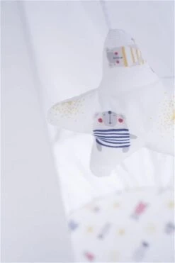 Mionido Stubenwagen Maxi Weiß Pyjamabär Gelb Mit Garnierung, Matratze Und Matratzenbezug -Roba || Pinolino || Träumeland Verkäufe mmm0797