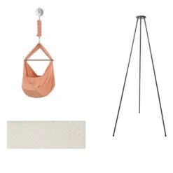 Moonboon Ökologische Federwiegen-Set Desert Mit Motor, Gestell Grau & Kokos-Einleger -Roba || Pinolino || Träumeland Verkäufe moonboon federwiegen set desert grau