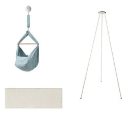 Moonboon Ökologische Federwiegen-Set Ocean Mit Motor, Gestell Weiß & Kokos-Einleger -Roba || Pinolino || Träumeland Verkäufe moonboon federwiegen set ocean weiss