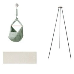 Moonboon Ökologische Federwiegen-Set Seagrass Mit Motor, Gestell Grau & Kokos-Einleger 11 Moonboon Ökologische Federwiegen-Set Seagrass Mit Motor, Gestell Grau & Kokos-Einleger -Roba || Pinolino || Träumeland Verkäufe moonboon federwiegen set seagrass grau